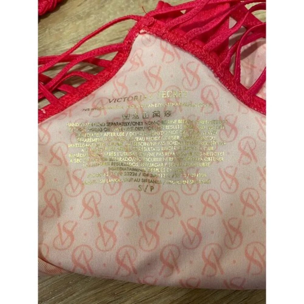 Victoria's Secret Hot Pink Twist Bikini Set